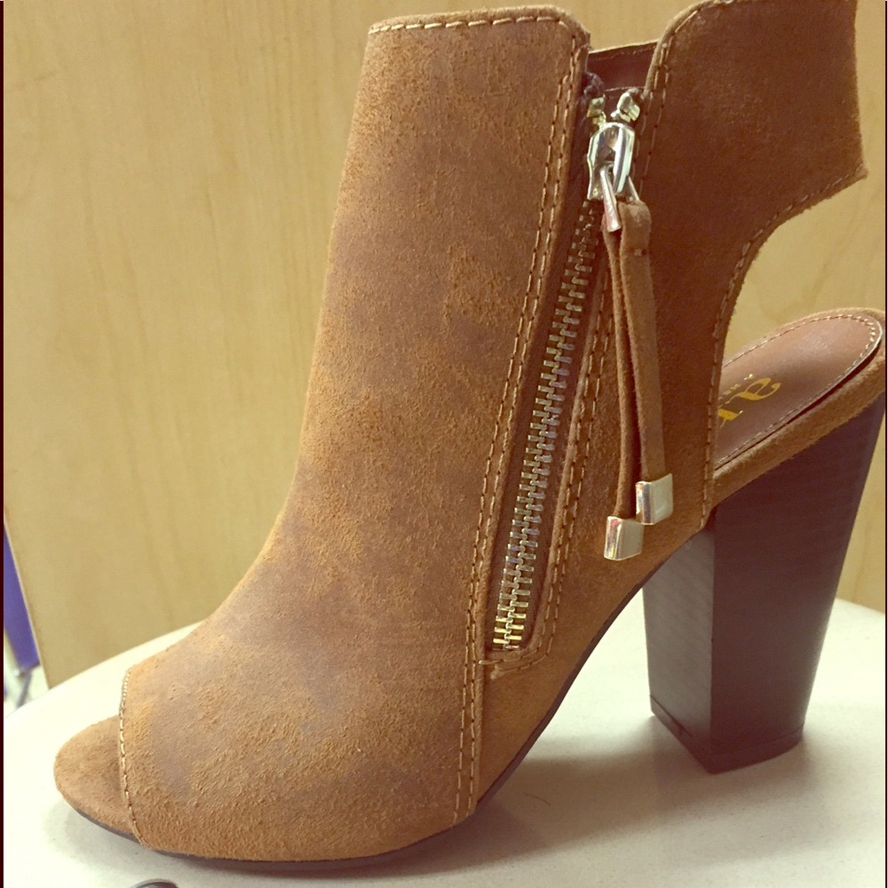 ‘Ana’High Heel Open Toe Boot